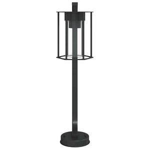 Wegeleuchten Set, 3 Stk., Schwarz, 60cm, Edelstahl