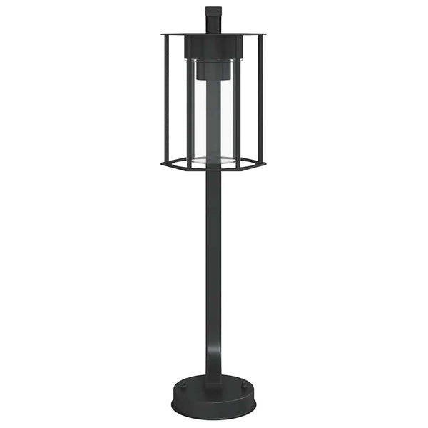 Wegeleuchten Set, 3 Stk., Schwarz, 60cm, Edelstahl