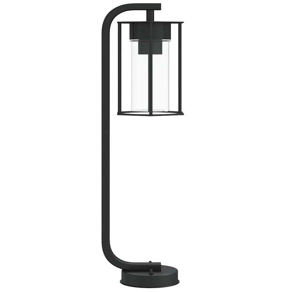 Wegeleuchten Set, 3 Stk., Schwarz, 60cm, Edelstahl