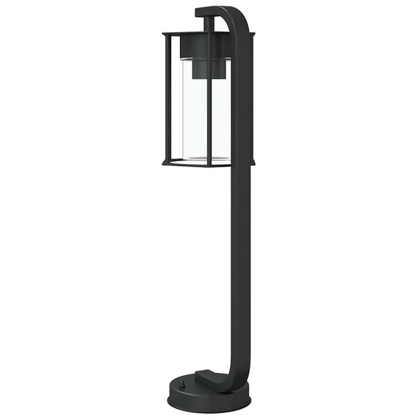 Wegeleuchten Set, 3 Stk., Schwarz, 60cm, Edelstahl