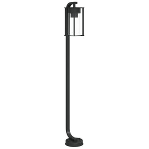 Schwarze Wegeleuchte Edelstahl 100cm