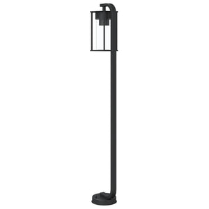 Schwarze Wegeleuchte Edelstahl 100cm