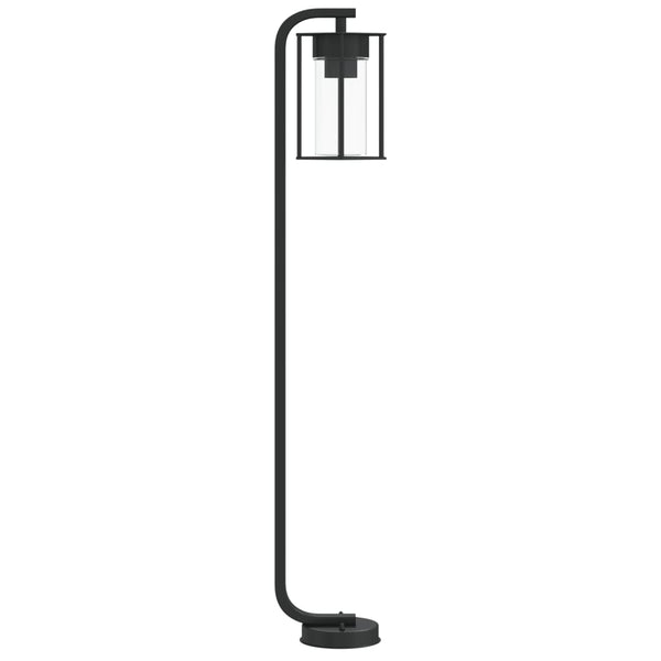 Wegeleuchten Set, 3 Stk, Schwarz, 100cm, Edelstahl