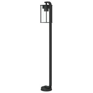 Wegeleuchten Set, 3 Stk, Schwarz, 100cm, Edelstahl
