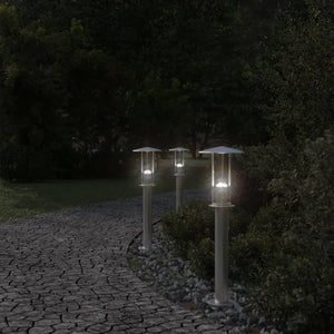 Wegeleuchte Silber 60cm Edelstahl