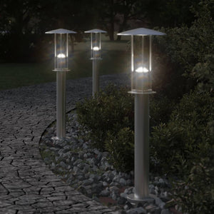 Wegeleuchte Silber 60cm Edelstahl