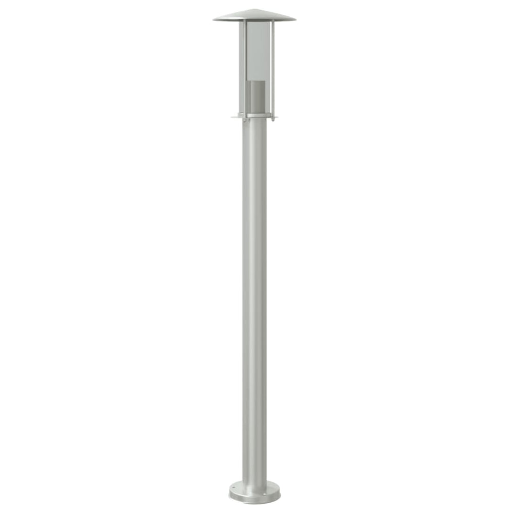Edelstahl Wegeleuchte Silber 100cm