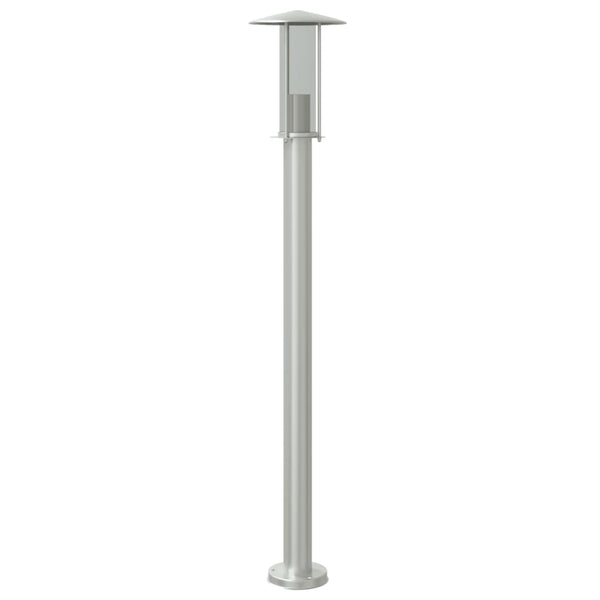 Edelstahl Wegeleuchte Silber 100cm