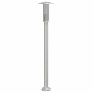 Edelstahl Wegeleuchte Silber 100cm
