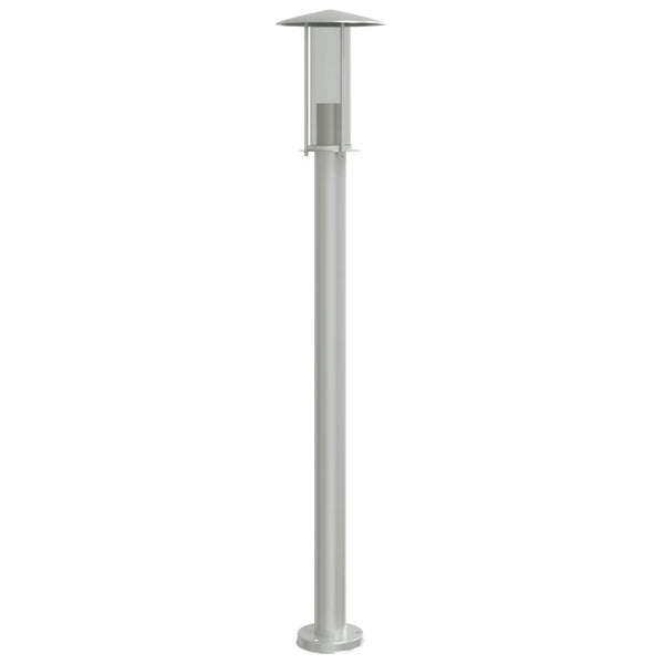 Edelstahl Wegeleuchte Silber 100cm