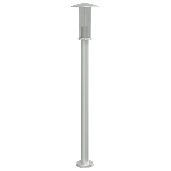 Edelstahl Wegeleuchten 3er Set, Silber, 100cm