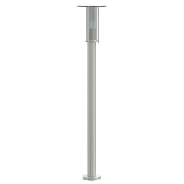 Edelstahl Wegeleuchten 3er Set, Silber, 100cm