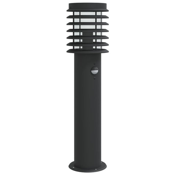 Wegeleuchte mit Bewegungsmelder Schwarz 60cm