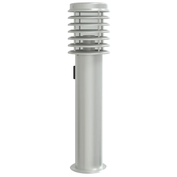 Wegeleuchte mit Steckdose Silber 60cm