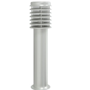 Wegeleuchte mit Steckdose Silber 60cm