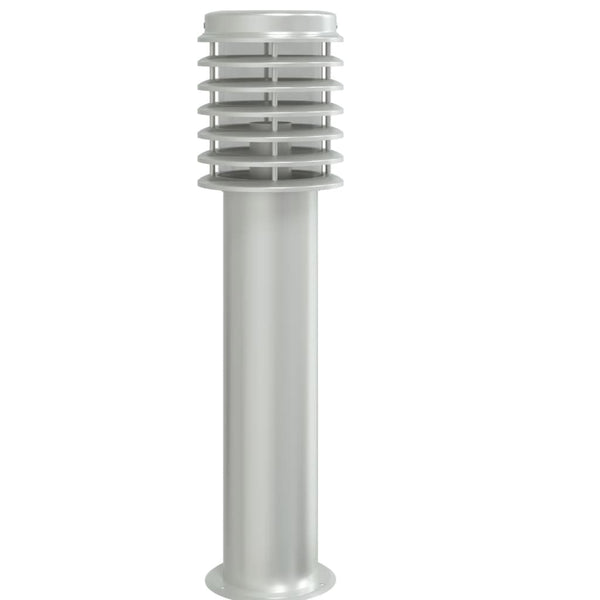 Wegeleuchte mit Steckdose Silber 60cm