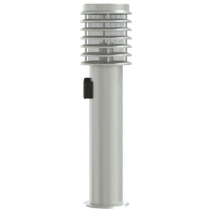 Wegeleuchte mit Steckdose Silber 60cm