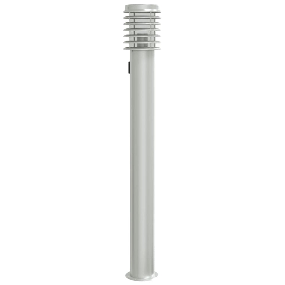Wegeleuchte mit Steckdose Silber 110cm