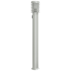 Wegeleuchte mit Steckdose Silber 110cm