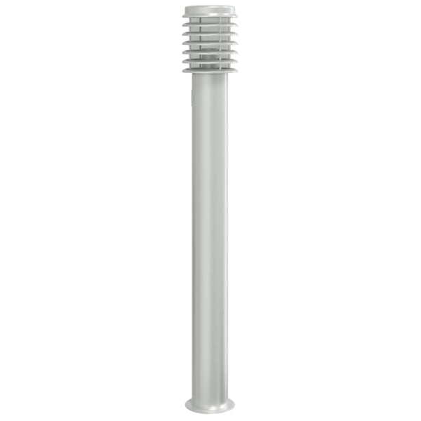 Wegeleuchte mit Steckdose Silber 110cm