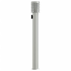 Wegeleuchte mit Steckdose Silber 110cm