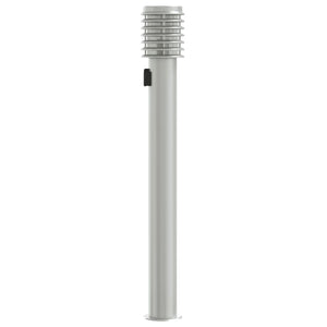 Wegeleuchten mit Steckdose, 3er Set, Edelstahl