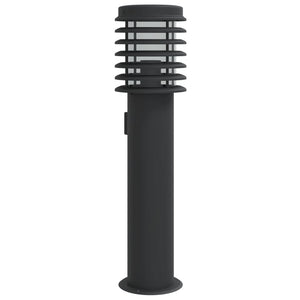 Wegeleuchte mit Steckdose, Schwarz, 60cm