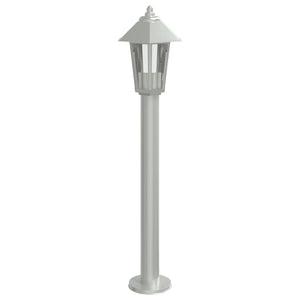 Silberne Edelstahl Wegeleuchte 80cm