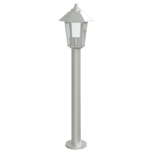 Edelstahl Wegeleuchten Silber 80cm 3er Set