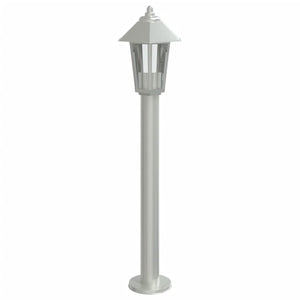 Edelstahl Wegeleuchten Silber 80cm 3er Set