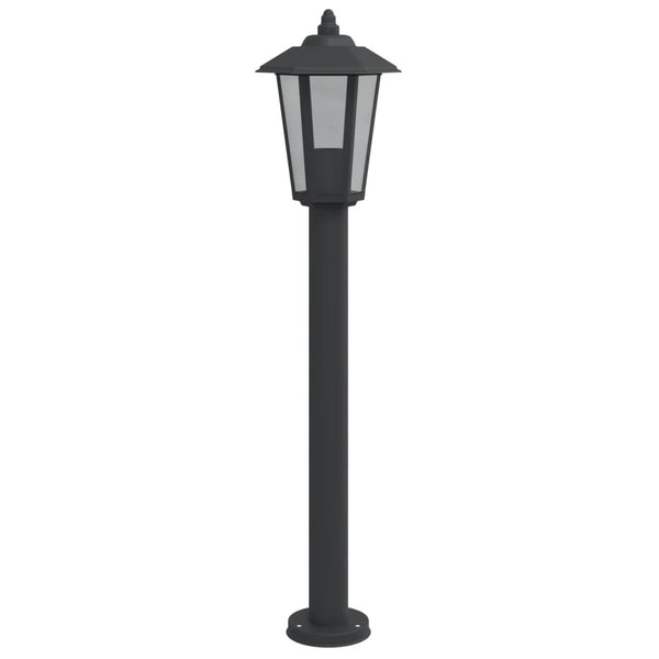 Wegeleuchten Set, 3 Stk, Schwarz, 80cm