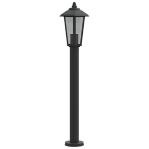 Wegeleuchten Set, 3 Stk, Schwarz, 80cm