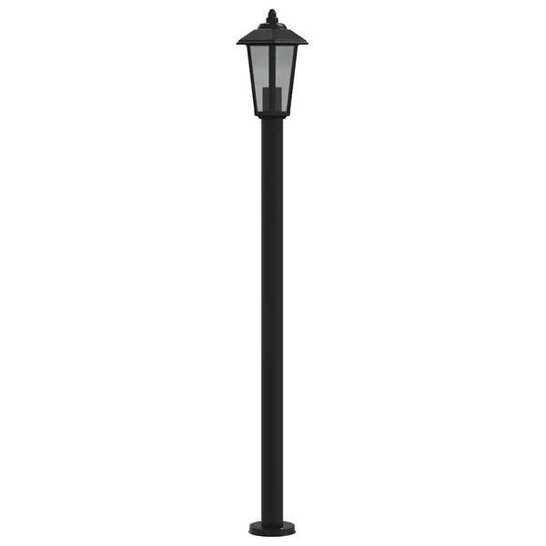 Wegeleuchten Set, 3 Stk., Schwarz, 120cm