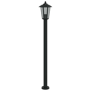 Wegeleuchten Set, 3 Stk., Schwarz, 120cm