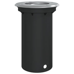 Bodeneinbauleuchte Schwarz Rund 10,5cm