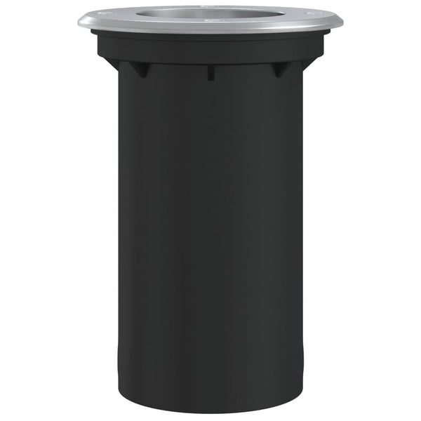 Bodeneinbauleuchte Schwarz Rund 10,5cm