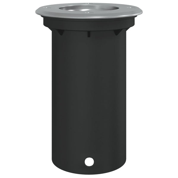 Bodeneinbauleuchte Schwarz Rund 10,5cm