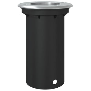 Bodeneinbauleuchte Schwarz Rund 10,5cm
