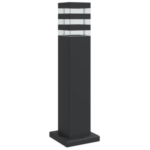 Schwarze Wegeleuchte 50cm Aluminium