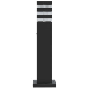 Schwarze Wegeleuchte 50cm Aluminium