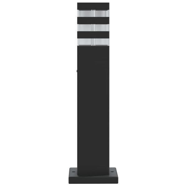 Schwarze Wegeleuchte 50cm Aluminium