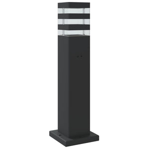 Schwarze Wegeleuchte 50cm Aluminium