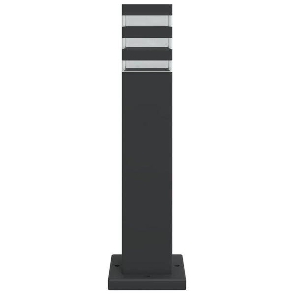 Wegeleuchten 3er Set Schwarz 50cm Aluminium