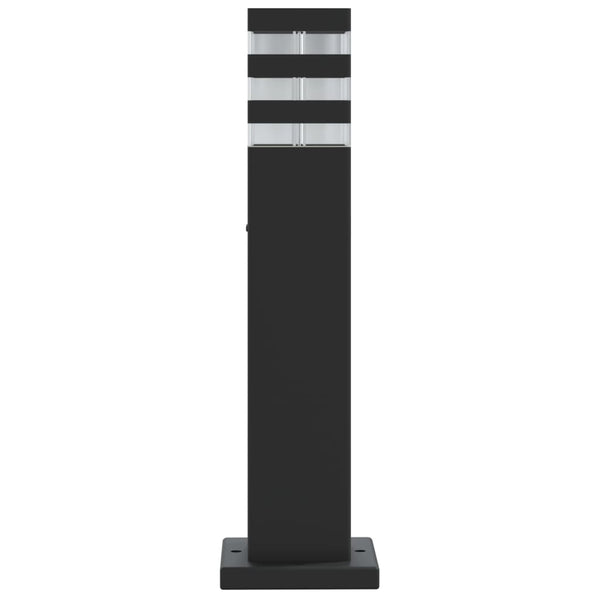 Wegeleuchten 3er Set Schwarz 50cm Aluminium