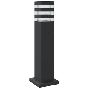 Wegeleuchten 3er Set Schwarz 50cm Aluminium