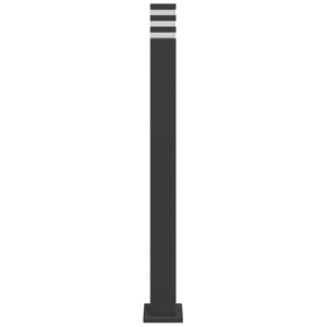 Schwarze Wegeleuchte 110cm Aluminium