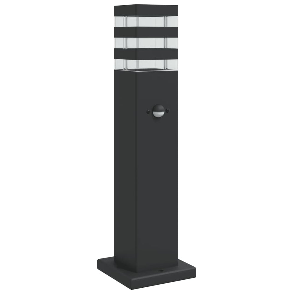 Wegeleuchte mit Bewegungsmelder Schwarz 50cm