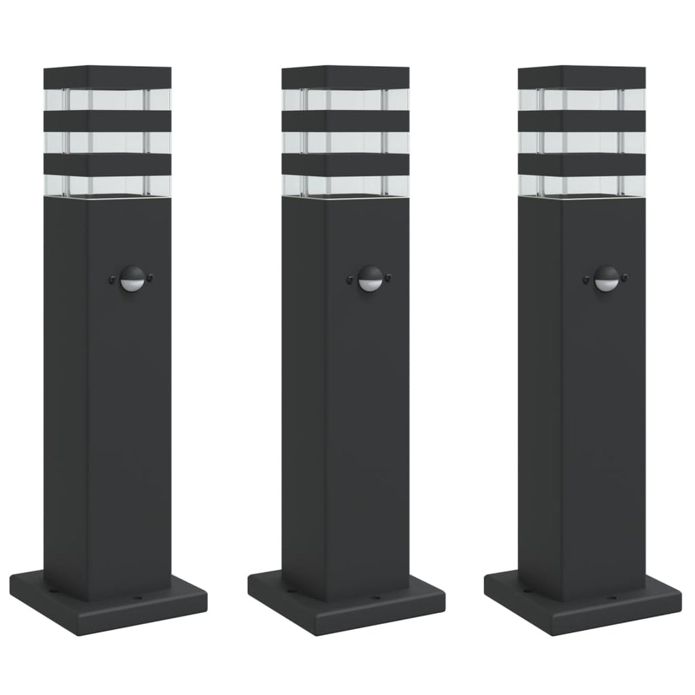 Wegeleuchten mit Bewegungsmelder 3er Set