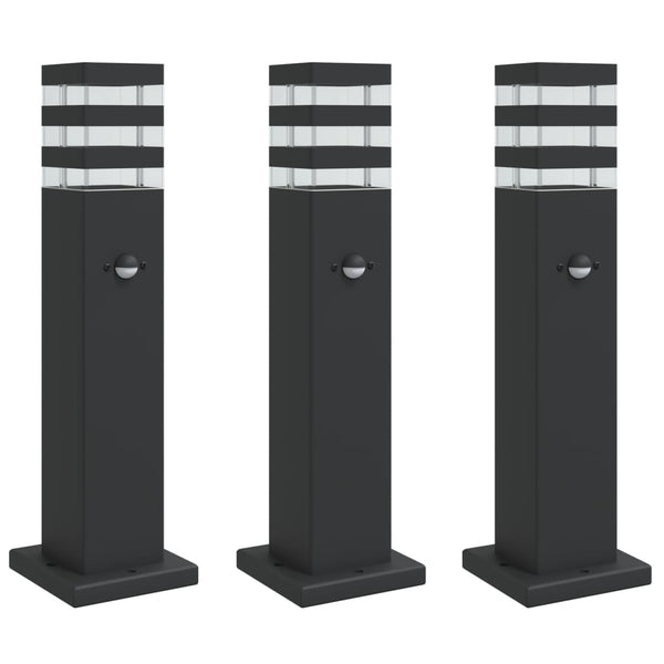 Wegeleuchten mit Bewegungsmelder 3er Set