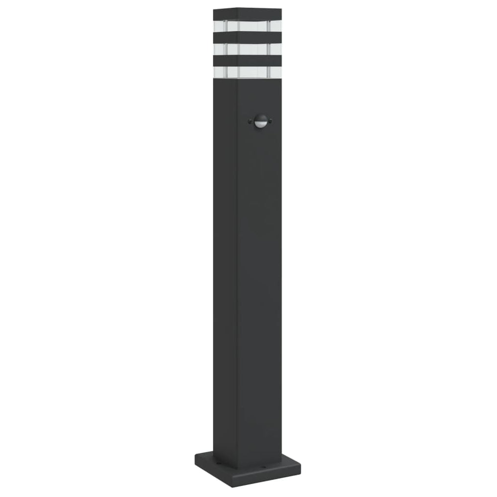 Wegeleuchte mit Bewegungsmelder Schwarz 80cm